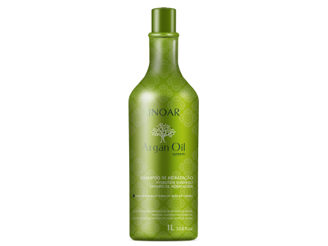 Inoar Argan Oil Sausų-pažeistų plaukų šampūnas 1000ml